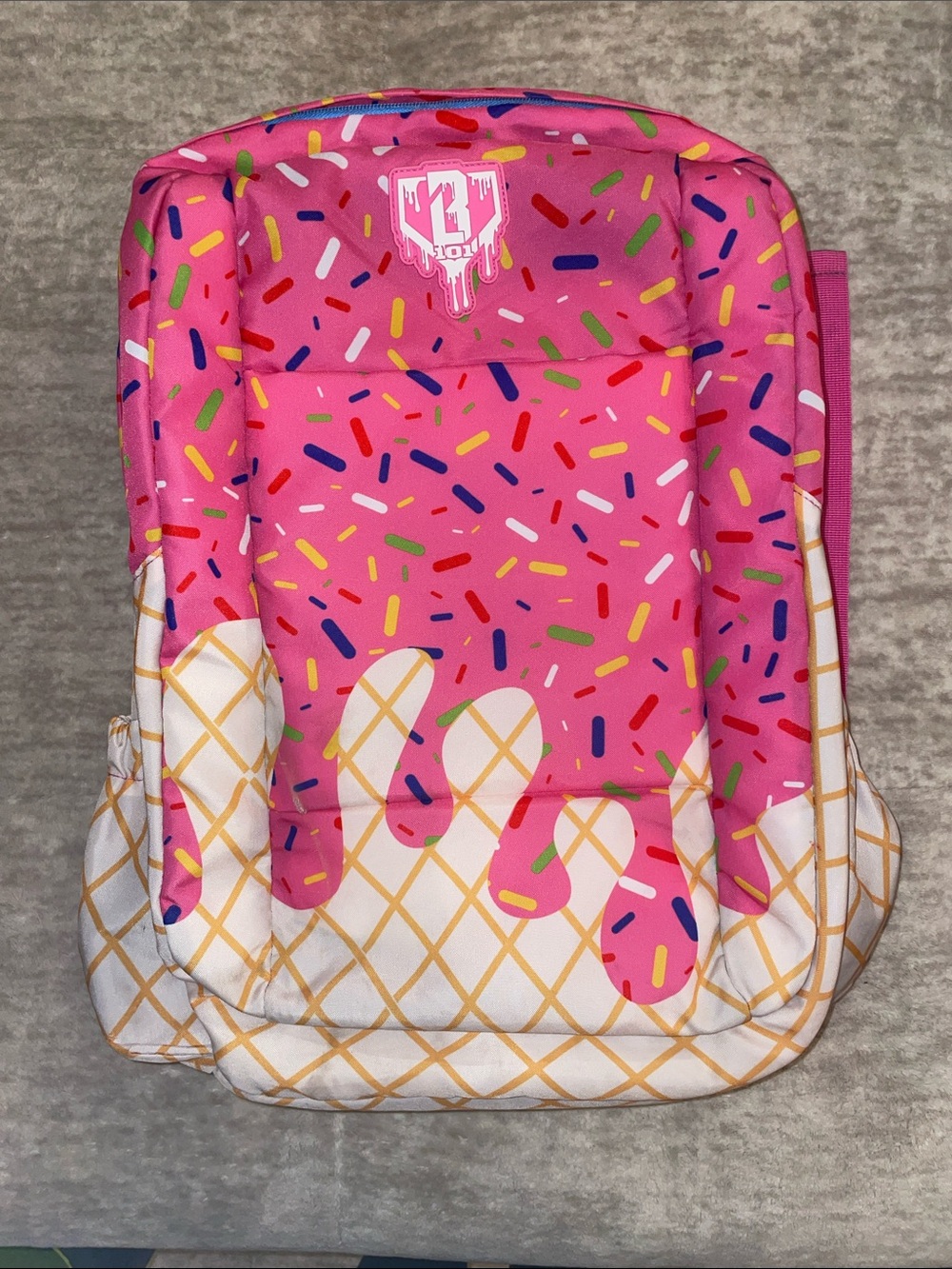 Baseball Lifestyle 101 Pink Ice Cream Drip Backpack